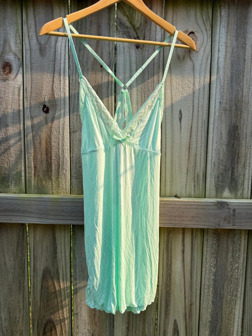 Mint Lace Racerback Nightgown